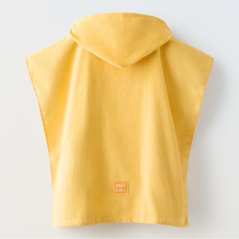 Zara Yellow and Orange Hooded Towel - Picture 2 of 9